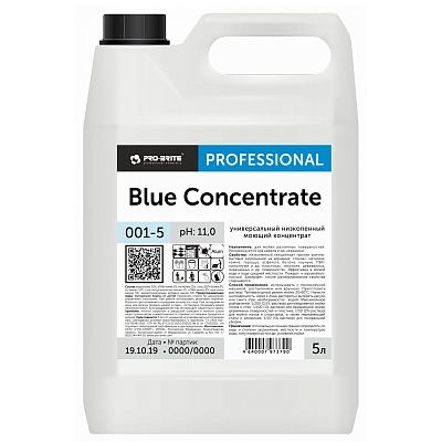 Универсальное моющее средство 5л BLUE CONCENTRATE Professional концентрированное, низкопенное Pro-Brite