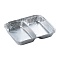 Форма алюминиевая 2-секционная 227x177x30мм 360мл SP2L (х50/600)