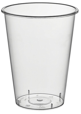 Стакан Bubble cup/шейкер глянец ПП 1020ГП D=90мм цвет прозр. 375/410мл ОЗЛП/ВЗЛП (х25/500)